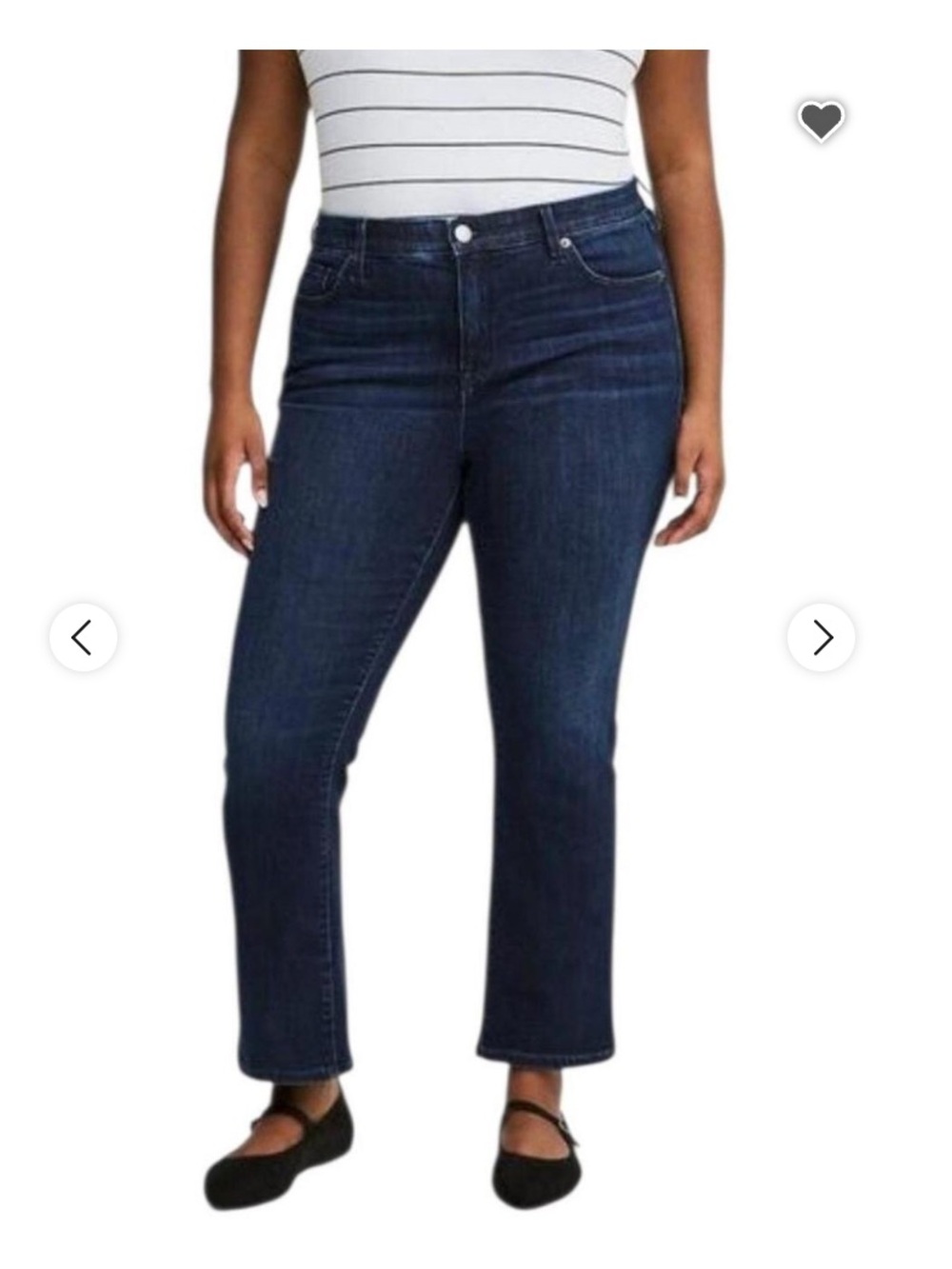 torrid Dark Indigo Straight Ankle Jeans